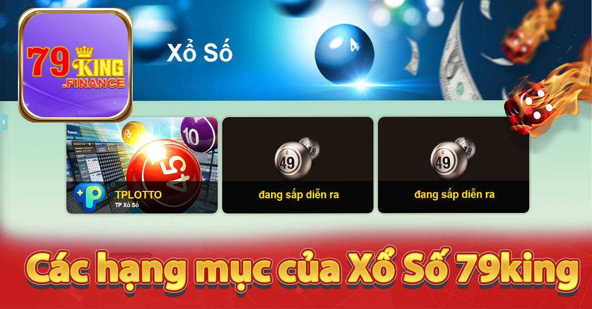 Các hạng mục của Xổ Số