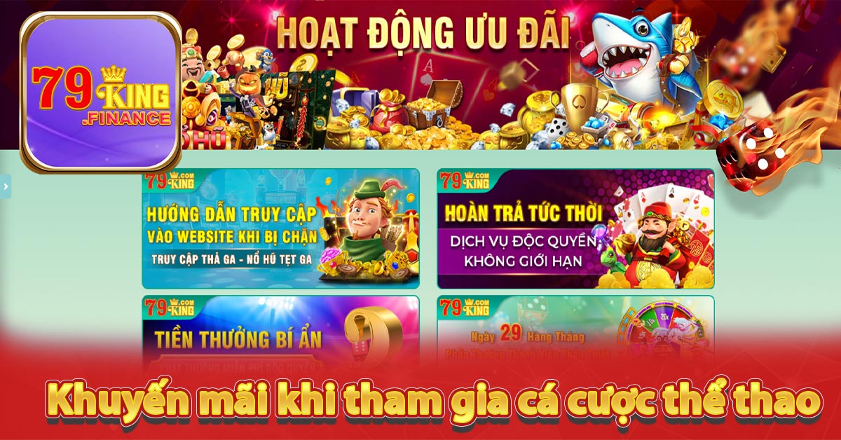 Khuyến mãi khi tham gia cá cược thể thao